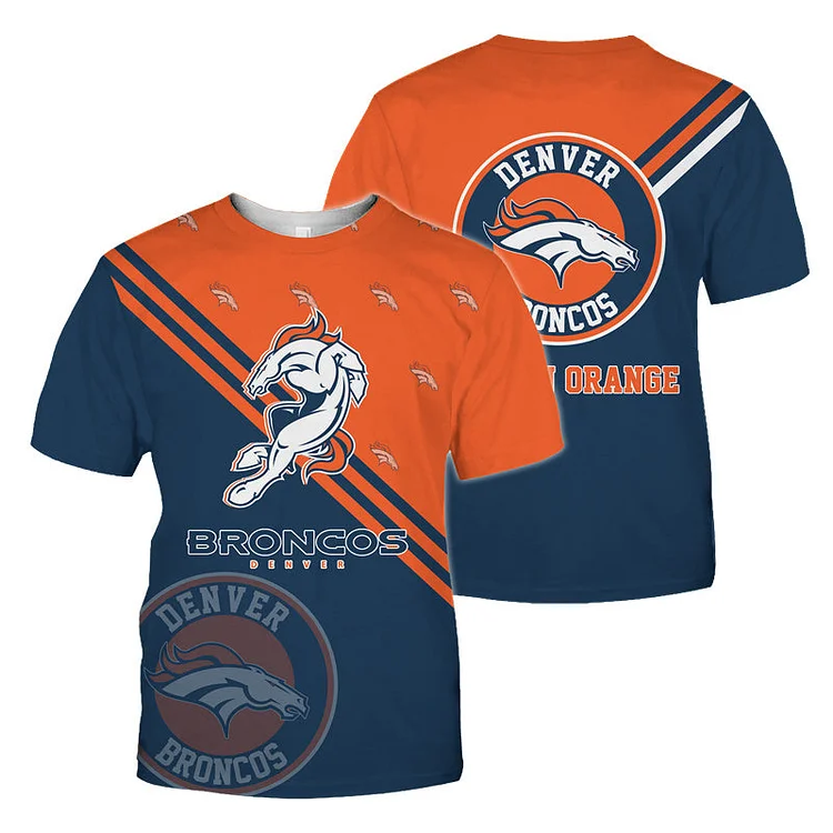 Denver Broncos All Over Print T-Shirt