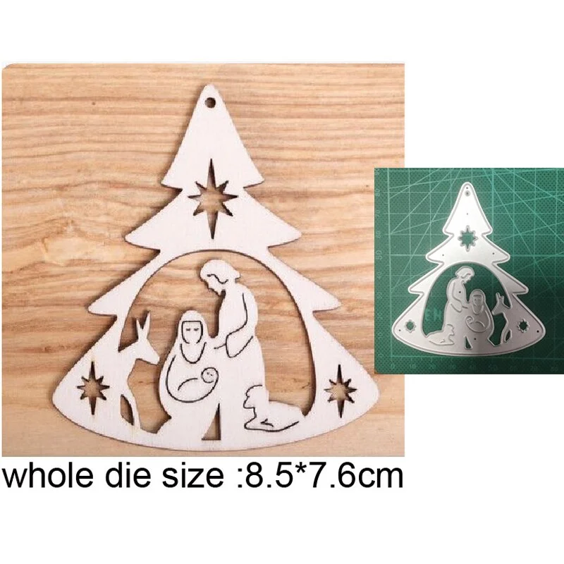 Craft Dies Metal Cutting Dies Cut Die Religion Nativity Scenes Scrapbook Dies Craft Paper Knife Mould Blade Punch Steencils Dies