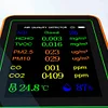 10 in 1 Air Quality Monitor PM2.5 PM10 CO CO2 HCHO Temp Humidity Tester (Black)