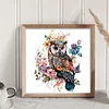>SALE<Full Embroidery Eco-cotton Thread 11CT Printed Flower Owl Cross Stitch(ACC-947)