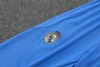 Real Madrid 25-26 1/4 Zip Tracksuit White & Light Blue Chandal