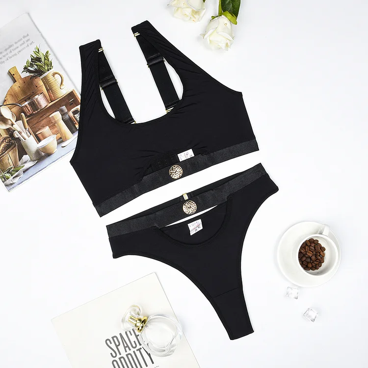 Vera's Sheer High-Waist Lingerie Set