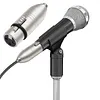 1/8in TRS Female To 3Pin XLR Female Aduio Adapter Lockable Gender Changer Audio Coupler Connectors for Mixer Microphone Power Amplifier