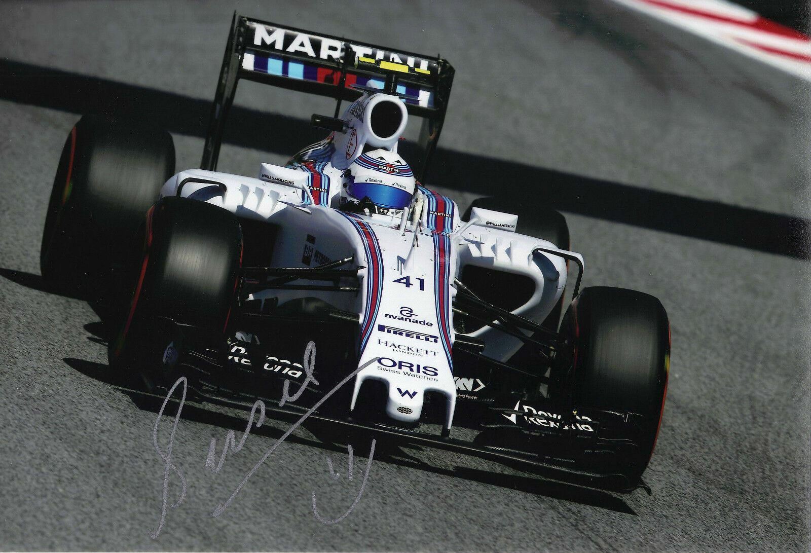 Susie WOLFF Signed 12X8 Photo Poster painting AFTAL COA Williams Racing Driver (3581)