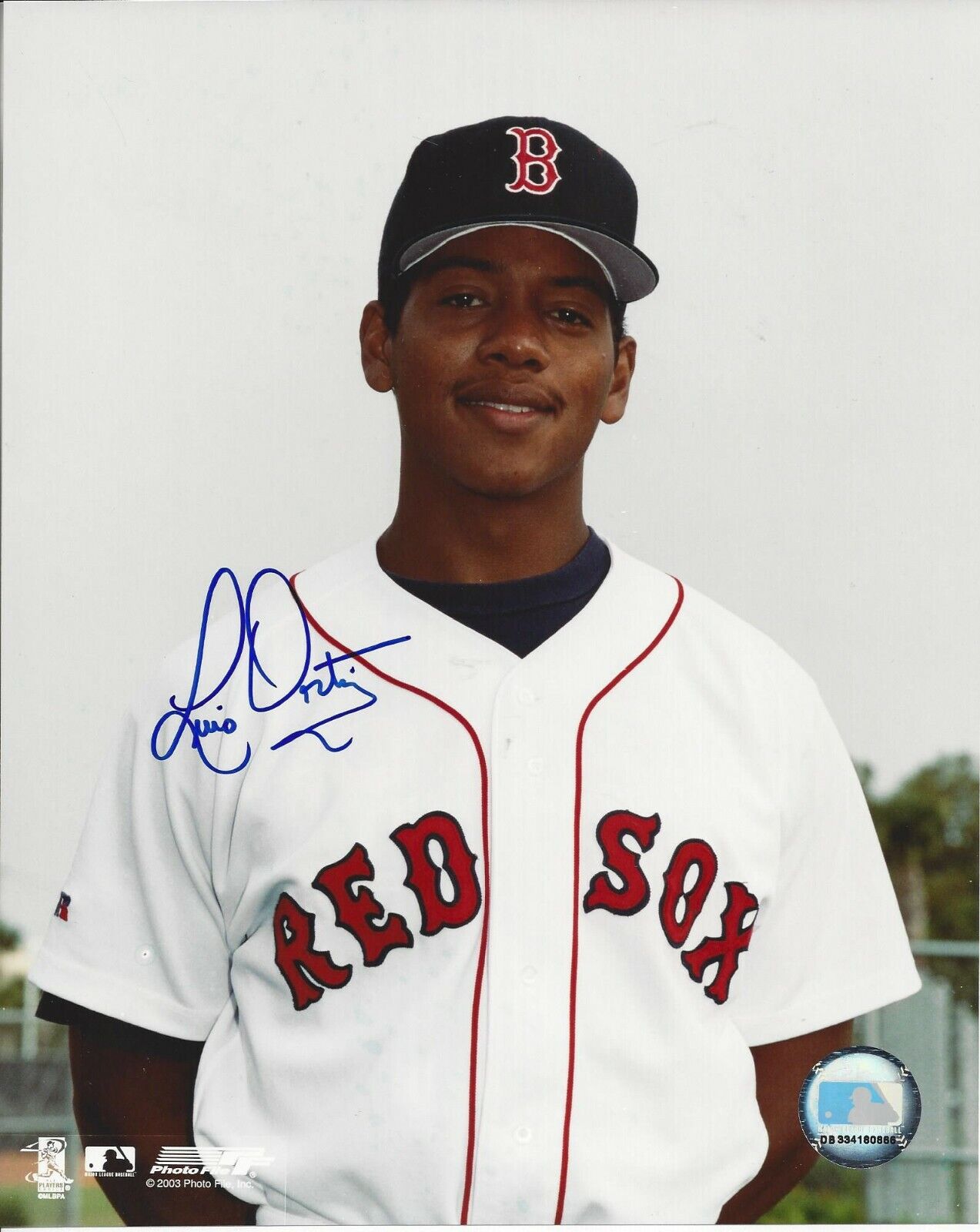 Luis Ortiz autographed 8x10 Red Sox#3