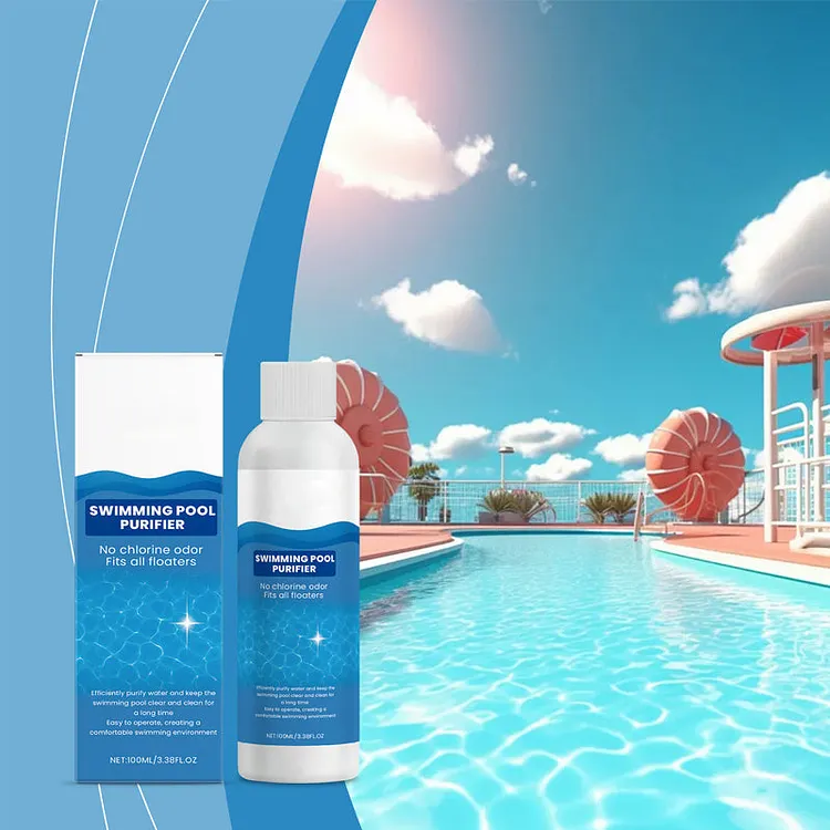 💧 Swimming Pool Purifying Liquid &ndash; Crystal Clear Water, Zero Hassle! ✨ Say goodbye to green water & harsh chemicals &ndash; just pure, fresh swimming every time. 🏊&zwj;♂️💙