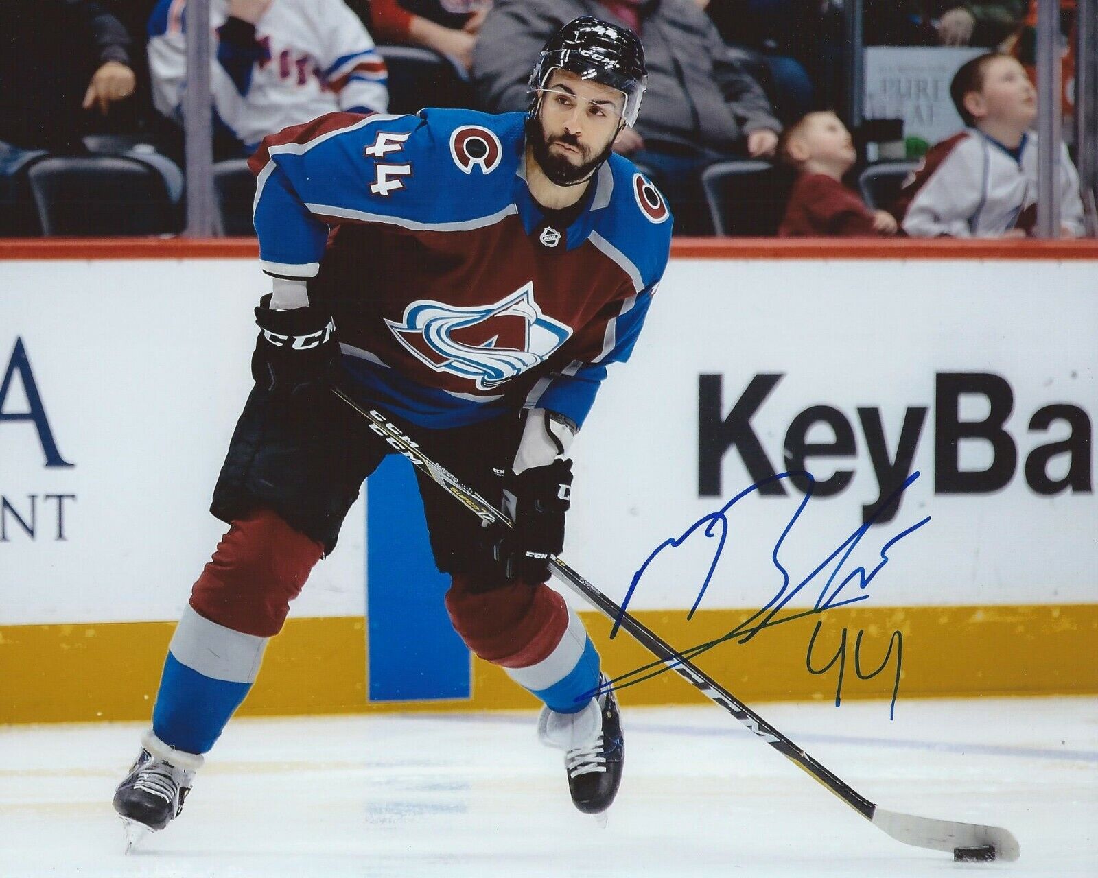 Mark Barberio Signed 8x10 Photo Poster painting Colorado Avalanche Autographed COA