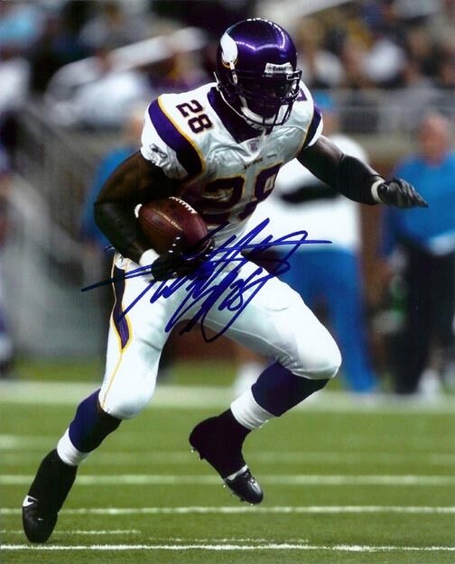 *ADRIAN PETERSON*SIGNED*AUTOGRAPHED*Photo Poster painting*MINNESOTA*VIKINGS*FOOTBALL*NFL*COA*