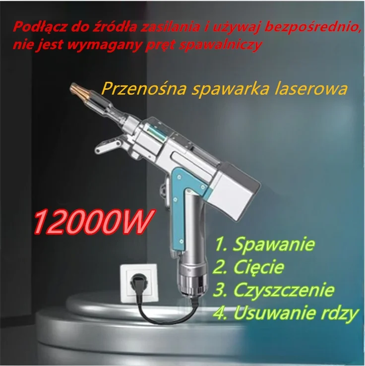 Przenośna spawarka laserowa - profesjonalny sprzęt wielofunkcyjny, cena specjalna z okazji otwarcia nowego sklepu, pozostało tylko 30 sztuk----T