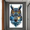 Owl Silhouette-11CT Stamped Cross Stitch 40*70cm/15.75*27.56in (Big Size) tapestrymarket