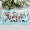 (US Only)Christmas Diamond Painting Placemats DIY Diamond Dot Kits for Home Decor