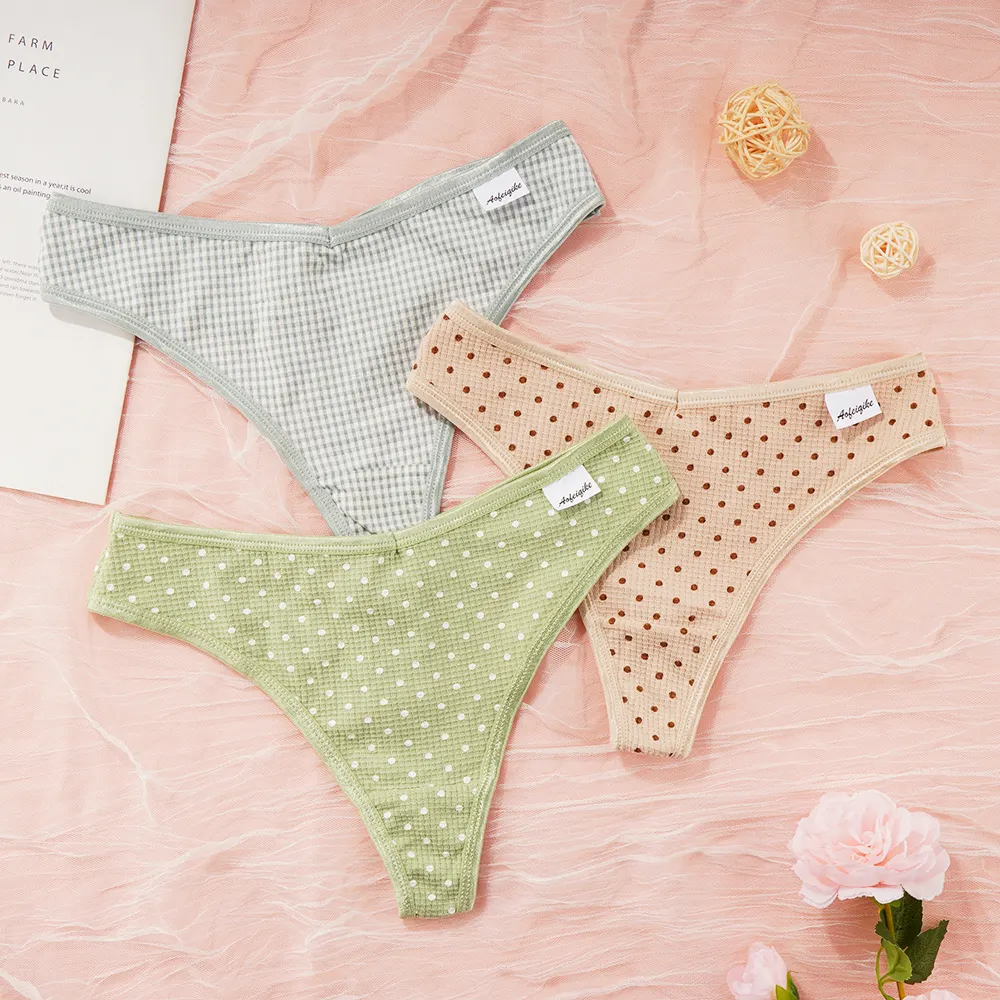 Billionm PCS Cotton Women's Underwear Sexy G String Seamless Panties Thong Low Waist Girls Briefs Soft Casual Lingerie