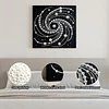 DIY Pearl Painting Vortex for Home Wall Decor with Frame(30*30cm)