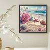 Starfish Rose - Crystal Rhinestone Diamond Painting