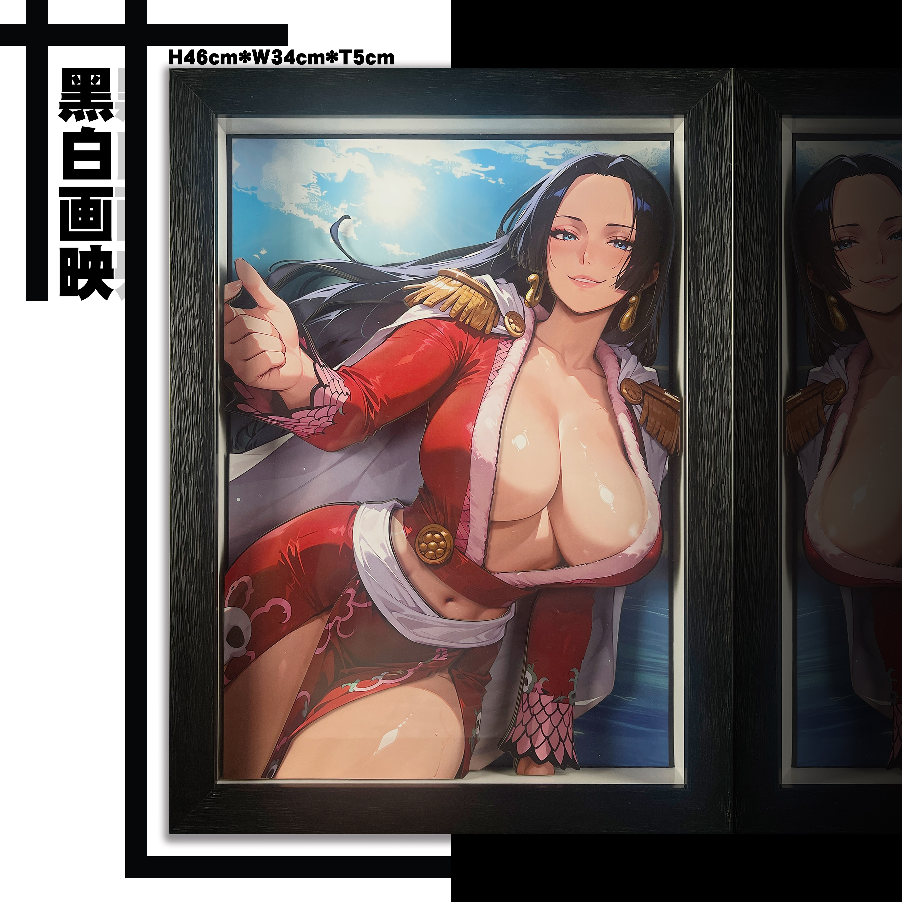 Dorobou Neko Studio - One Piece Boa Hancock 3D Decorative Painting Scene (Adult 18+)-