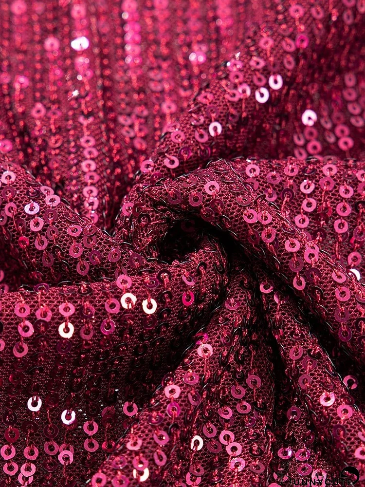 Sequin Detail Puff Sleeve Blouse