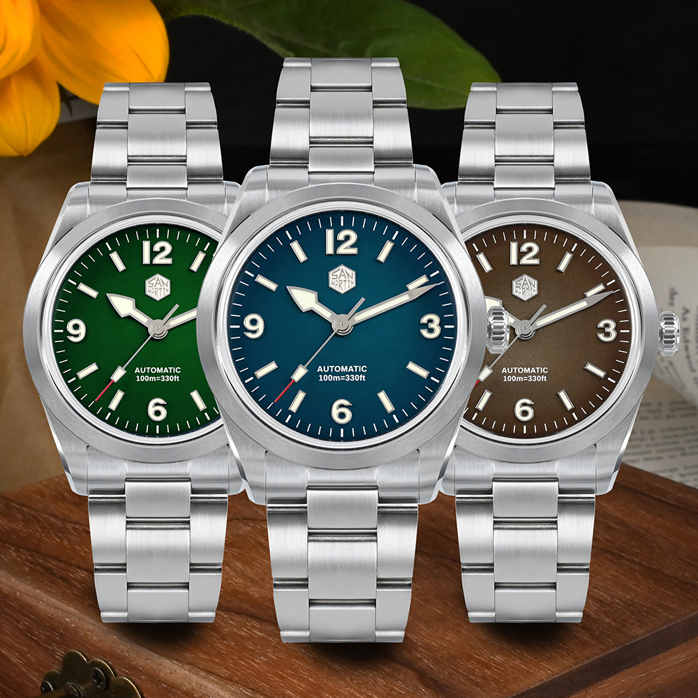 New Arrival II 3 New NH35 38mm Explore Climbling Series SN0107-3/4/5 Already Available!San Martin Watch San Martin Official Authorized StoreSan Martin Watches