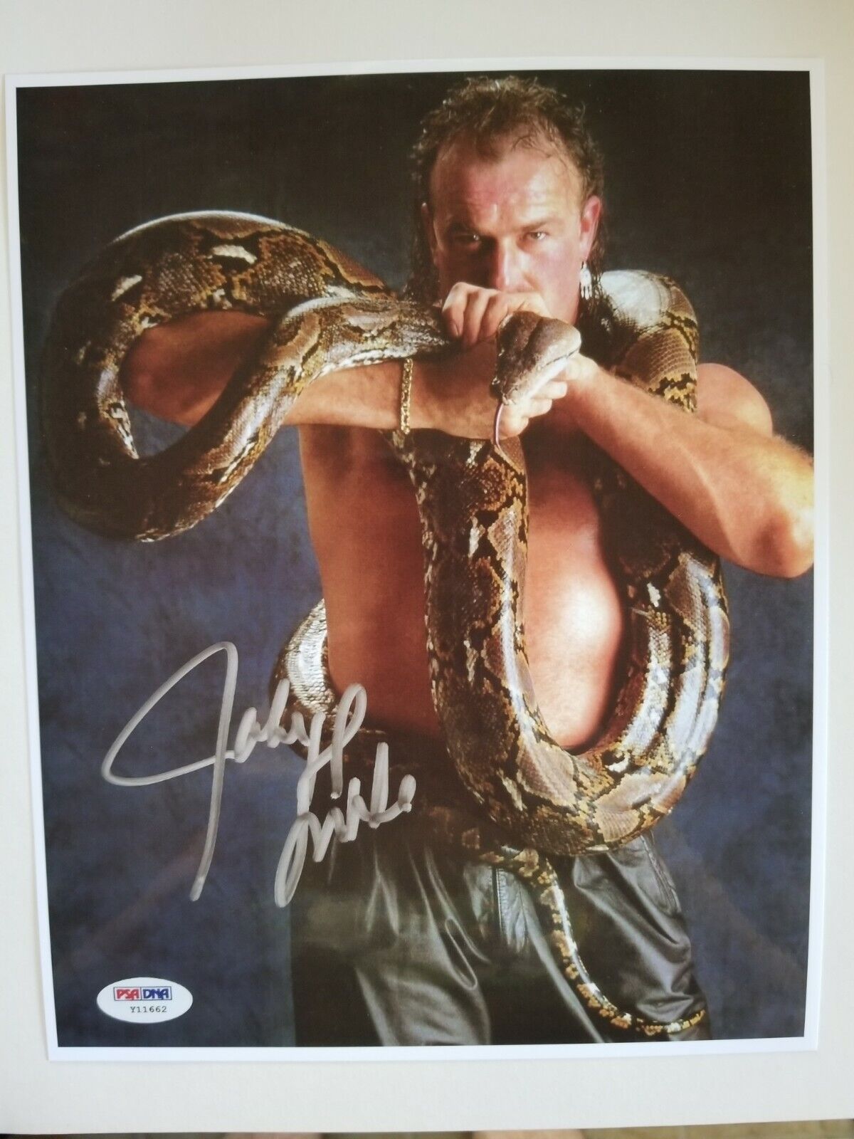 Jake the Snake Signed 8x10 Photo Poster painting RP -  Shipping!! WWE