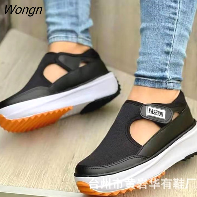 Wongn Women's Sneakers Platform Casual Breathable Sport Design Vulcanized  Shoes Fashion Tennis Female Footwear Zapatillas Mujer