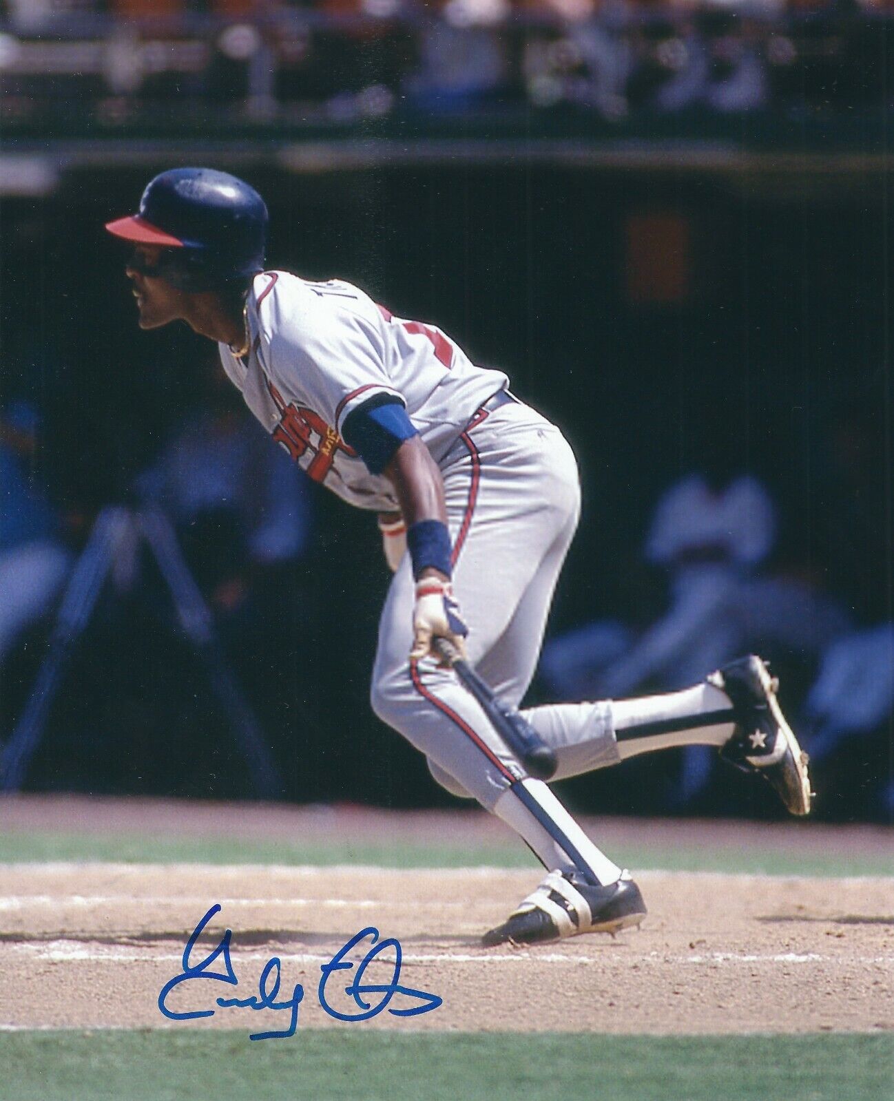 Signed 8x10 ANDRES THOMAS Atlanta Braves Autographed Photo Poster painting - COA