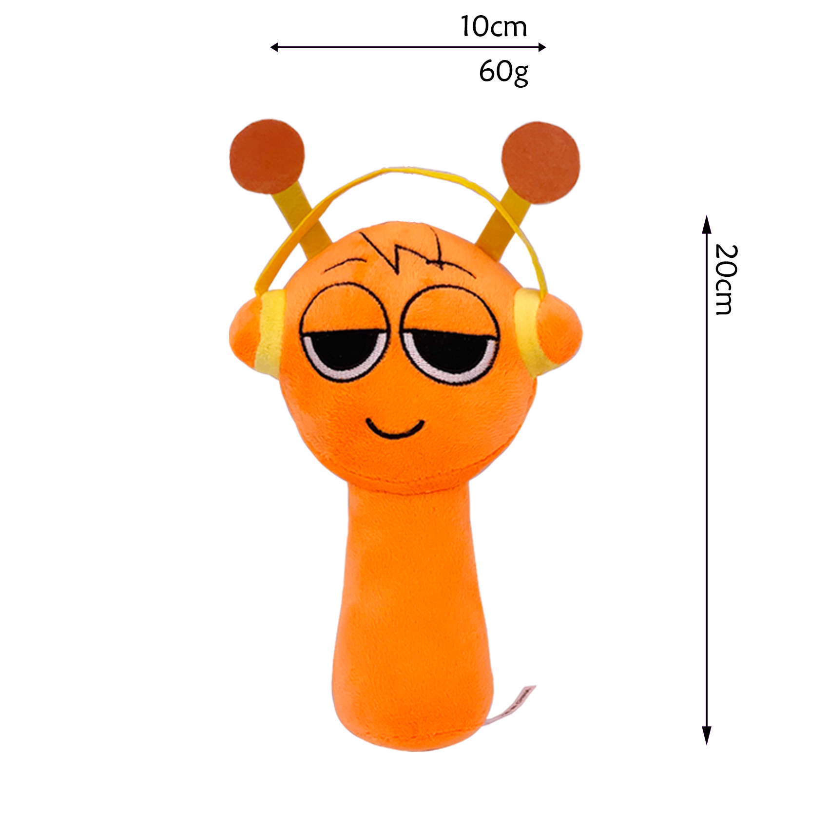 Tegooe Sprunki Horror Game Plush Toy Pillow Cute Soft Stuffed Cartoon Doll for Kids Birthday Christmas Gift