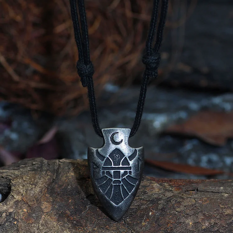 Coutureaura Arrow Shape Odin Spear Viking Necklace