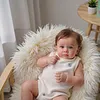 20" Lifelike Brown Hair Cloth Body Reborn Girl Toddler Babies Doll Opened Eyes Clizian - RBBI-Myrebornbabydoll&reg; Myrebornbabydoll&reg;
