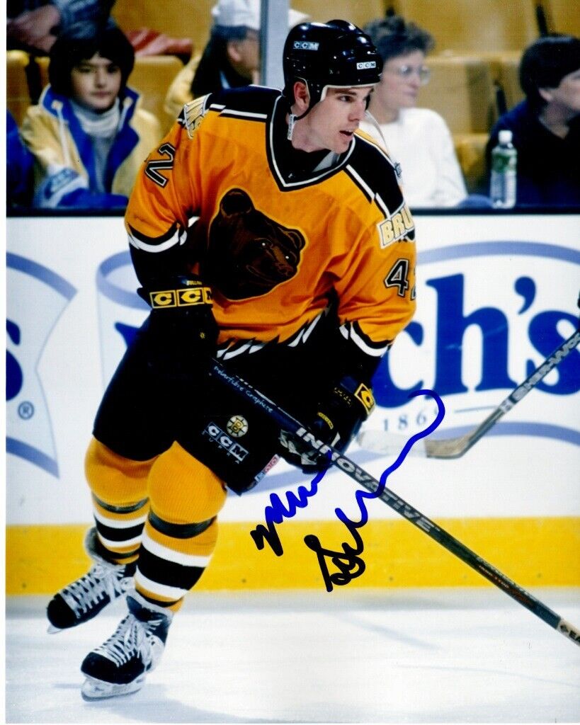 Mike Sullivan Signed - Autographed Boston Bruins 8x10 Photo Poster painting - Penguins Coach