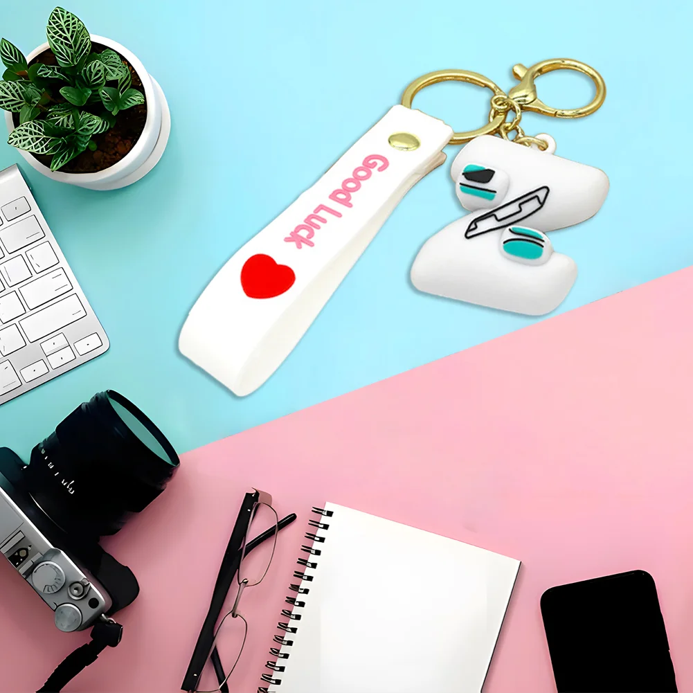 Letter A-Z Keychain Wacky Wizard Handbag Key Chain for Car Keys/Wallet/Backpack