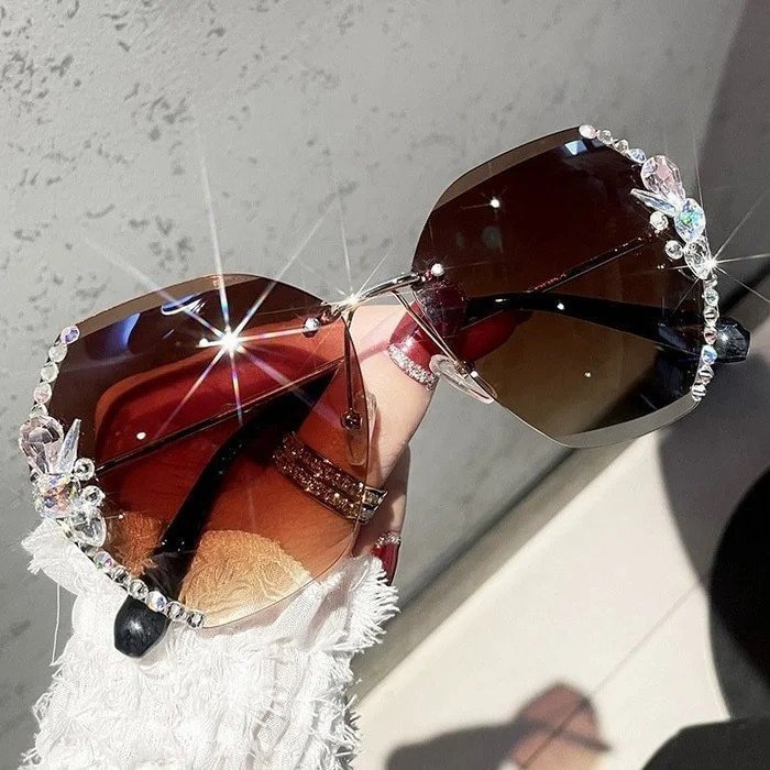 Diamond Sunglasses – Woman Sunglasses For Beach Summer