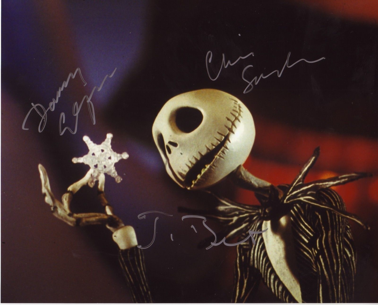 THE NIGHTMARE BEFORE CHRISTMAS CAST AUTOGRAPH SIGNED PP Photo Poster painting POSTER