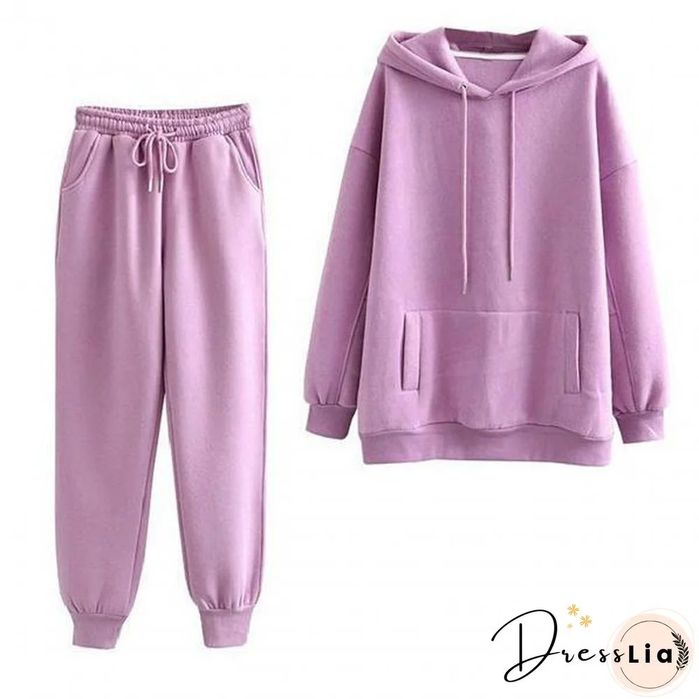 Women Outfit Pockets Hooded For Office