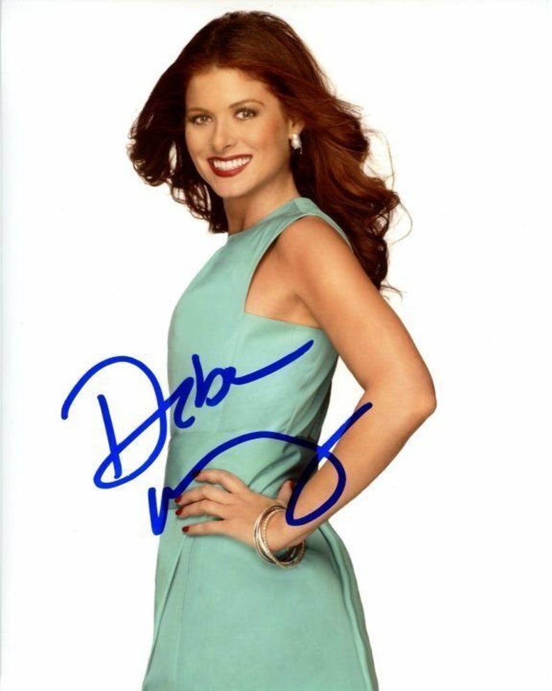 Debra messing signed autographed the starter wife molly kagan Photo Poster painting