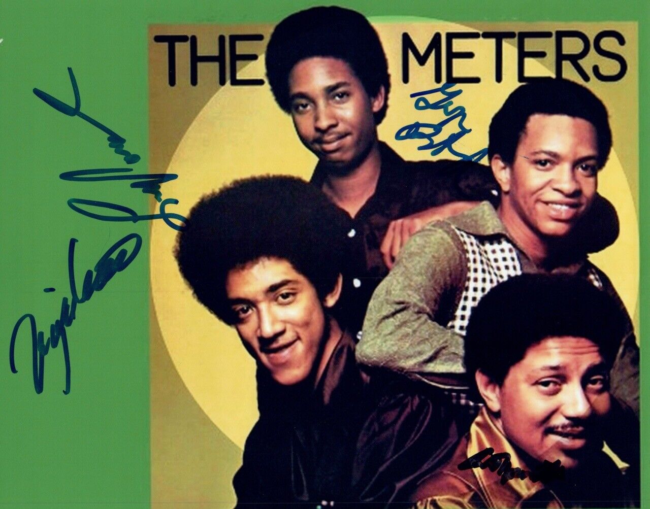 The Meters Band Signed 8X10 Photo Poster painting x4 Nocentelli Porter Jr Modeliste Neville COA