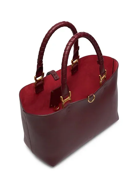 Chlo&eacute; Marcie Leather Tote Bag