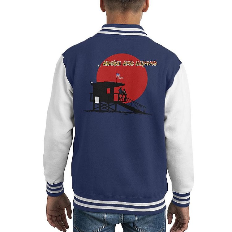 Above And Beyond Baywatch Kid's Varsity Jacket