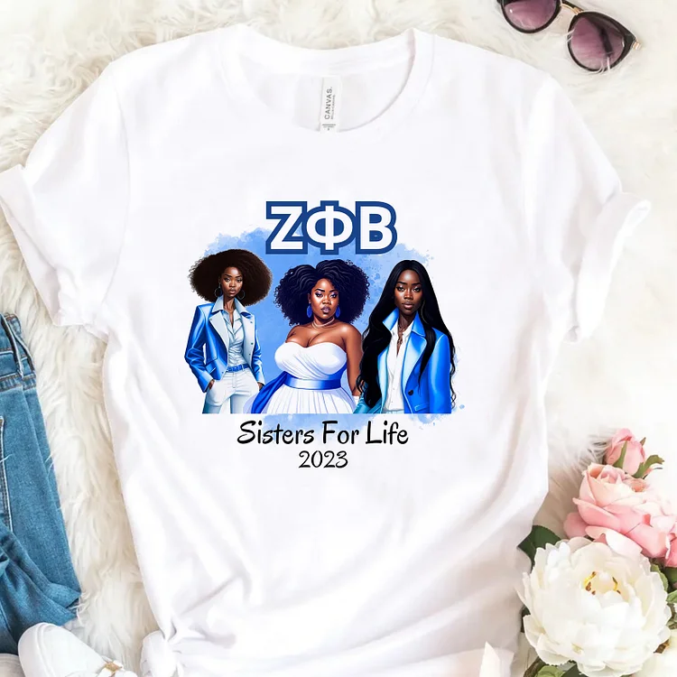 Sister For Life 2023 Long Sleeve Round Neck Comfortable Hoodie and Sweatshirt