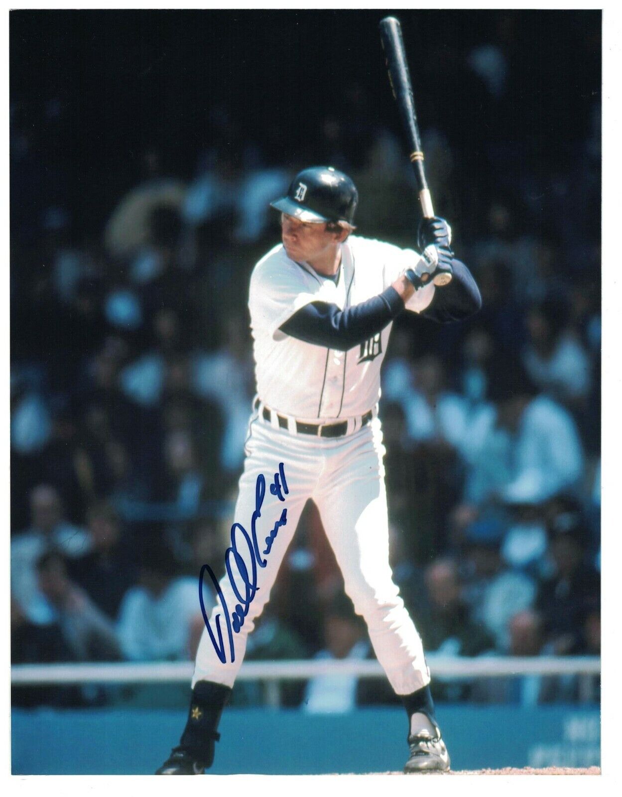 Darrell Evans Signed Autographed Photo Poster painting Detroit Tigers