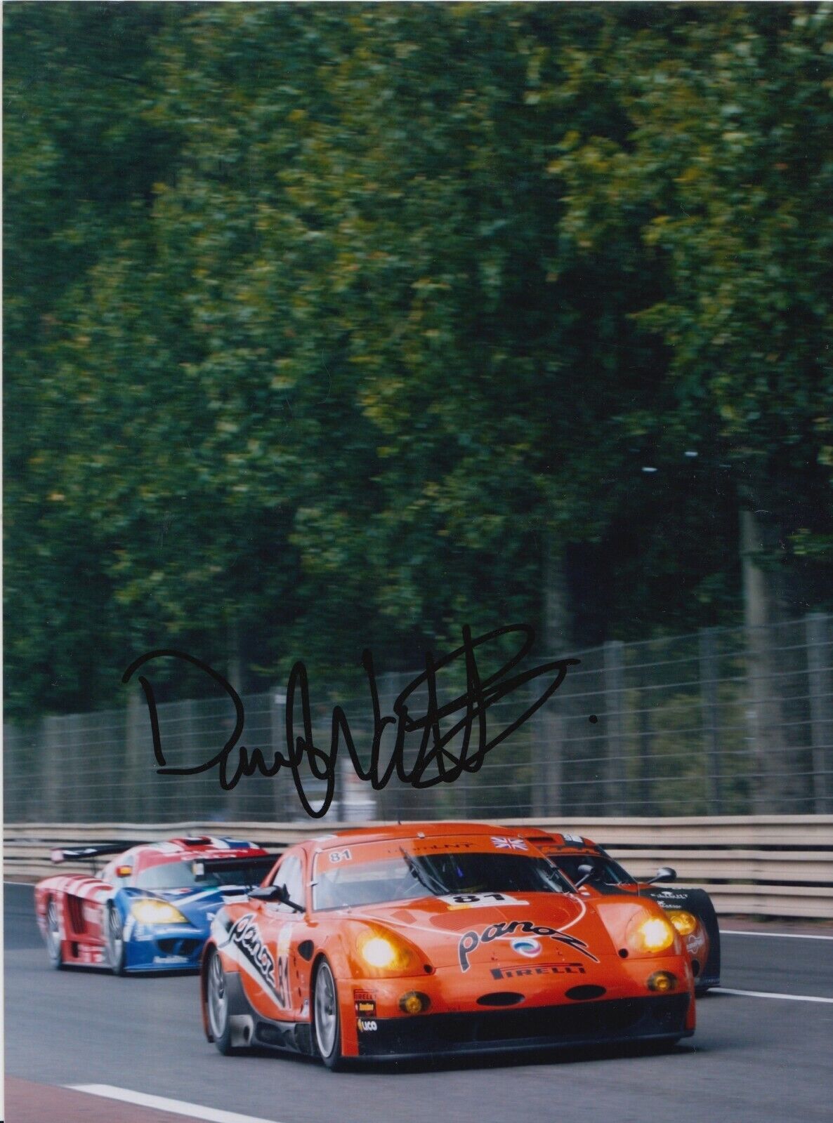 Danny Watts Hand Signed 8x6 Photo Poster painting - Le Mans Autograph 1.