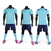 Custom Kids Sportswear Set Breathable Soccer & Football Jersey Automated Cutting Sublimation Printing Training Wear