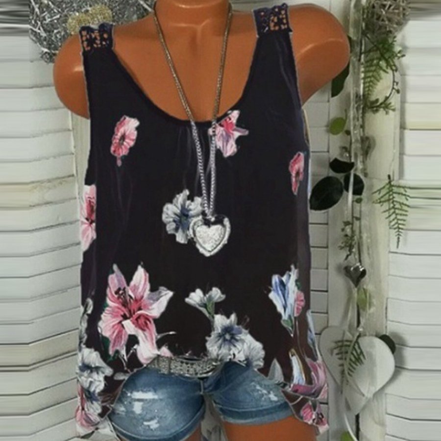 Women's Floral Print Casual Top