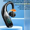 BT6.0 Wireless HD Sound Headphones with Ear Hook In-Ear Sports Headphones Type-C Charging Single Business Earplugs for Business Meeting Lecture