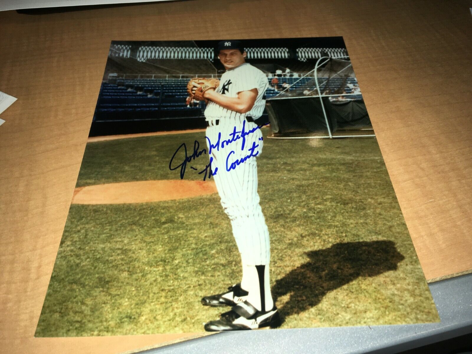 John The Count Montefusco New York Yankees Signed 8x10 Photo Poster painting W/Our COA