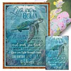 Sea Turtles-11CT Stamped Cross Stitch 40*60cm/15.75*23.62in tapestrymarket