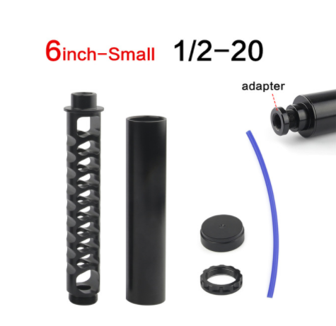 6 inch NAPA 1/2 WIX 1/2, 5 / 8-20, 4003-28, 24003-24 Single Core Aluminum Solvent Filter  Switch Glock