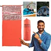 Ultralight Sleeping Bag Waterproof Thermal Sleeping Bag for Camping (Orange)