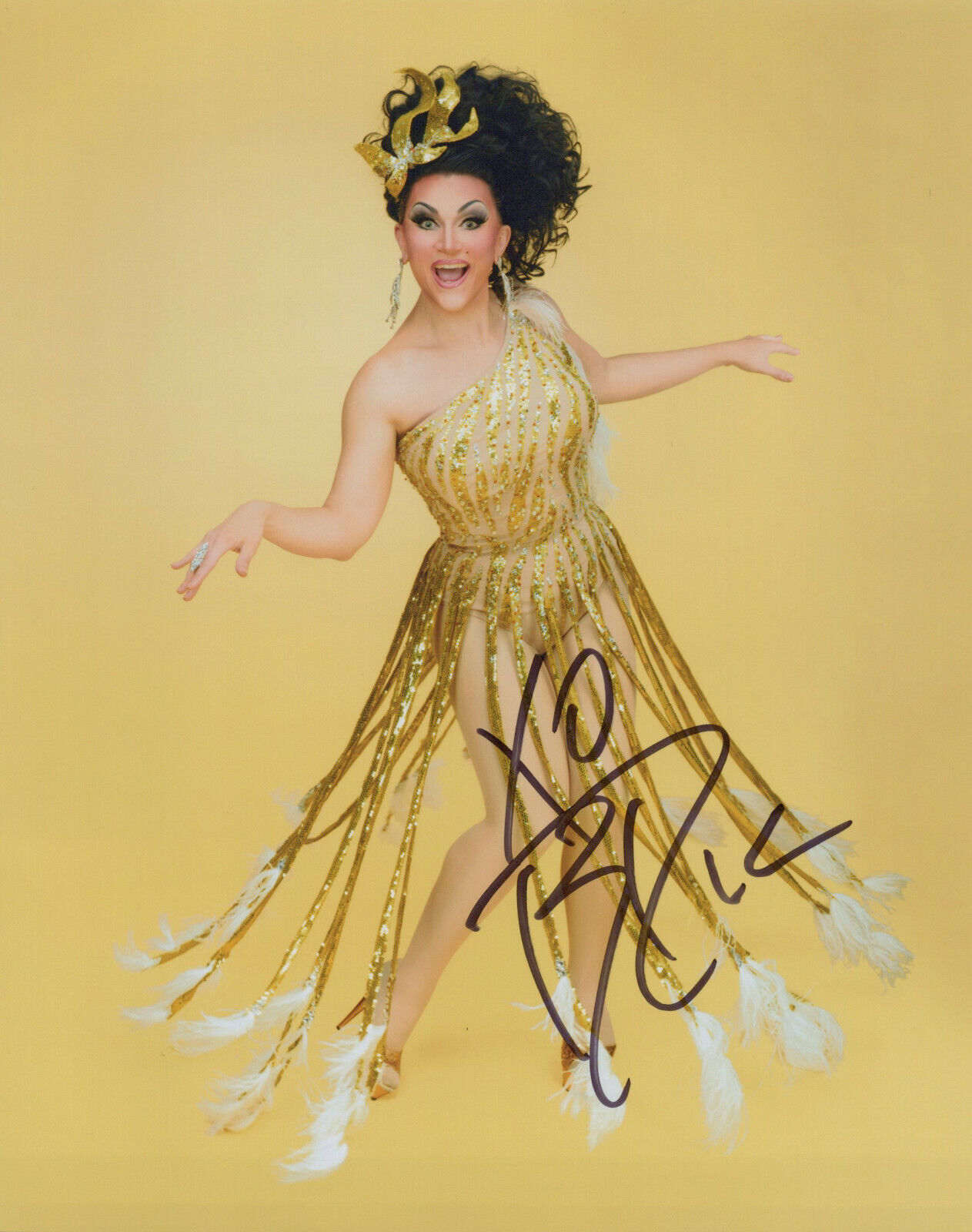 BenDeLaCreme (RuPaul's Drag Race) signed 8x10 Photo Poster painting In-person