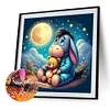 Eeyore und B&auml;r - Rundbohrer Diamantmalerei - 40*40cm