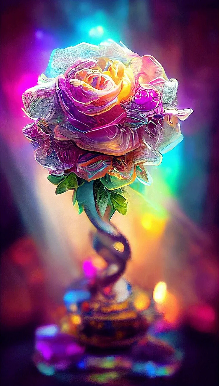 Rose - Customized AB Drill Diamond Painting gbfke