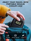 Insulin Cooler Travel Case with Temperature Display